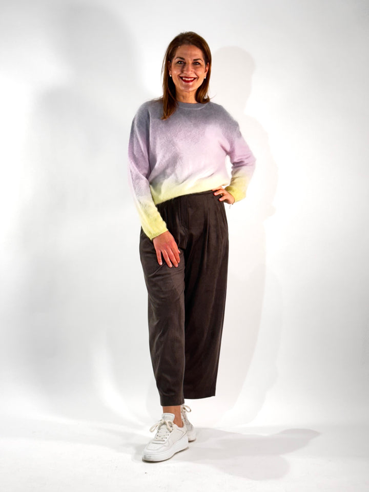 Pullover Brushed mit Farbverlauf