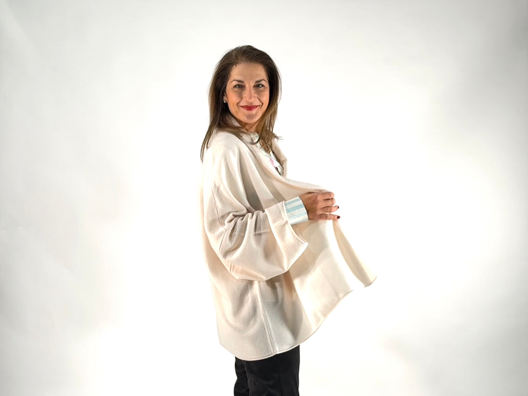 Offener Cardigan mit Cashmere im Silky Tone