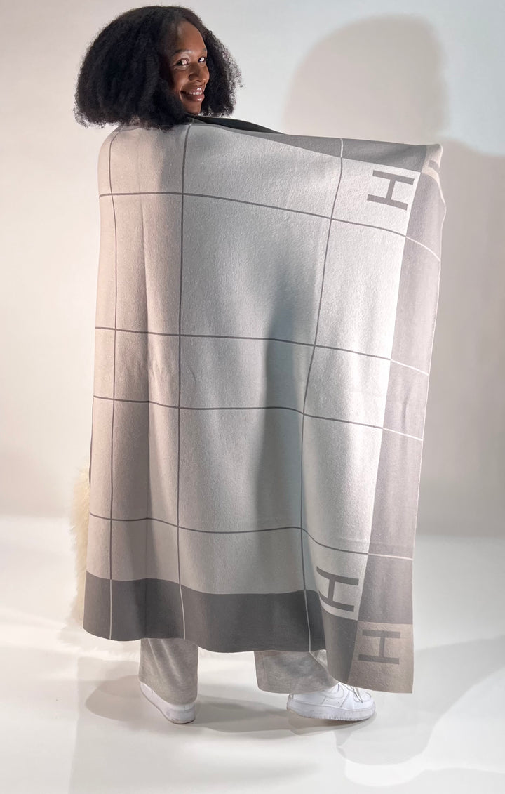 Woll-Decke mit Cashmere