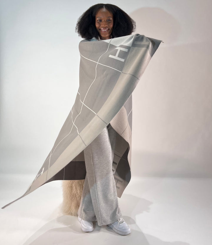 Woll-Decke mit Cashmere