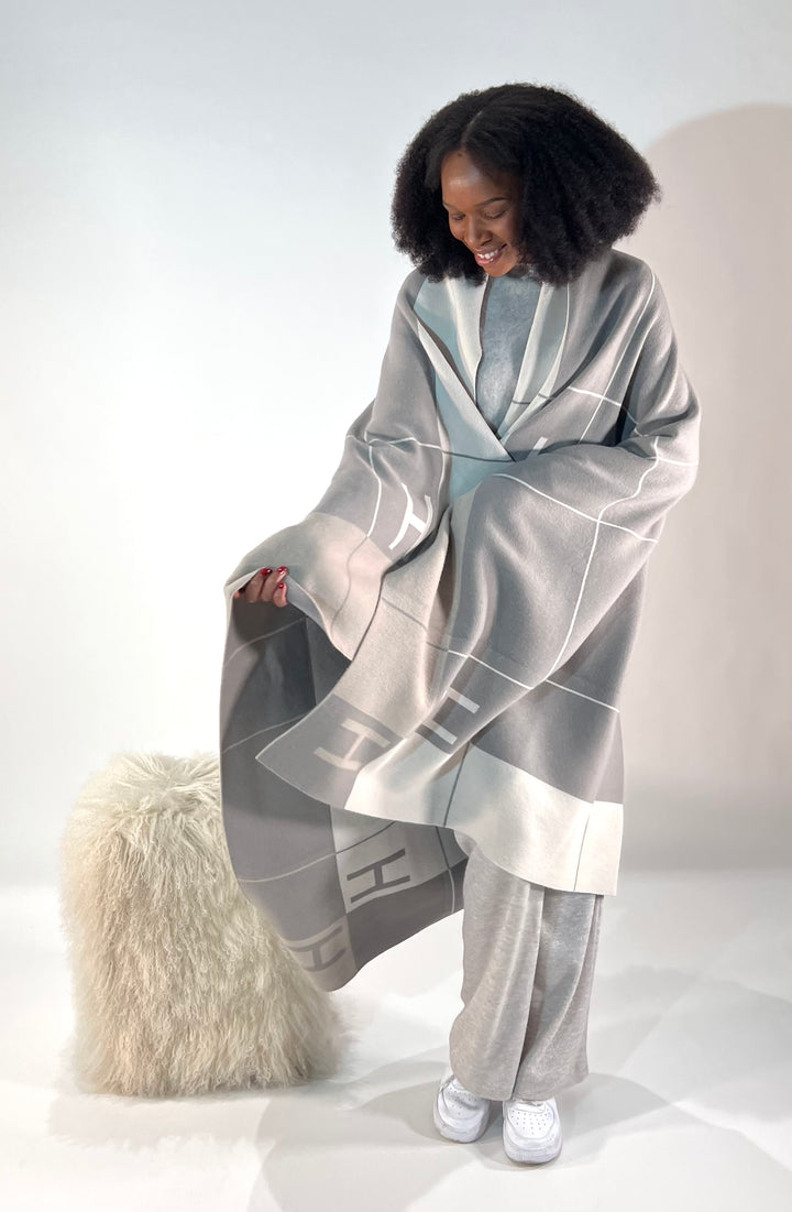 Woll-Decke mit Cashmere