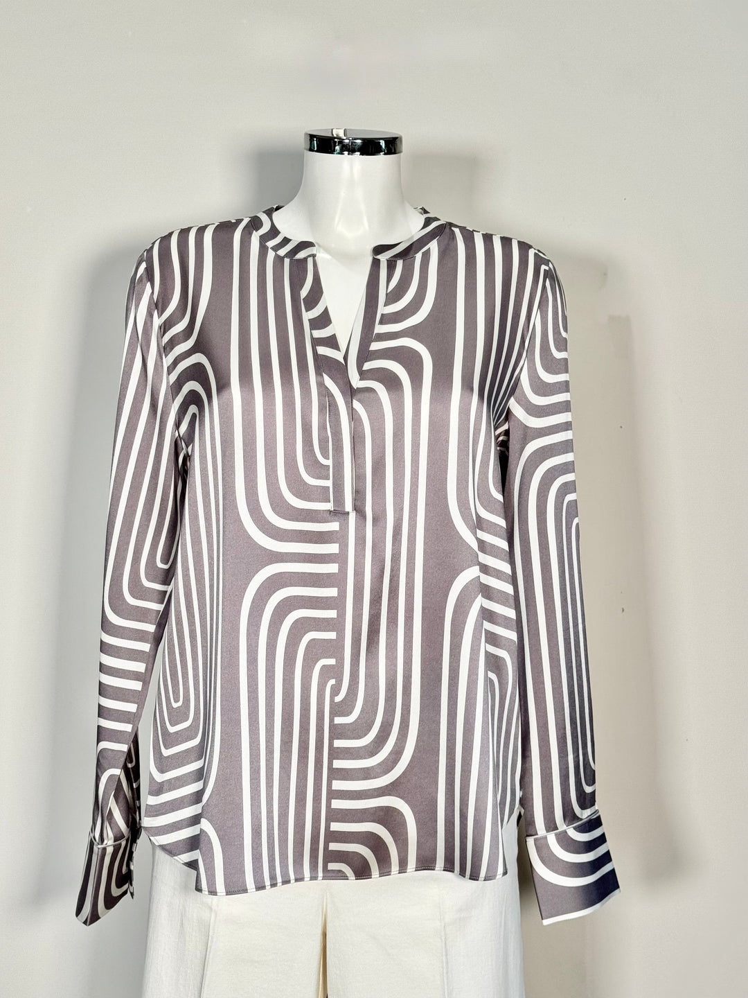 Bluse Grafik Print