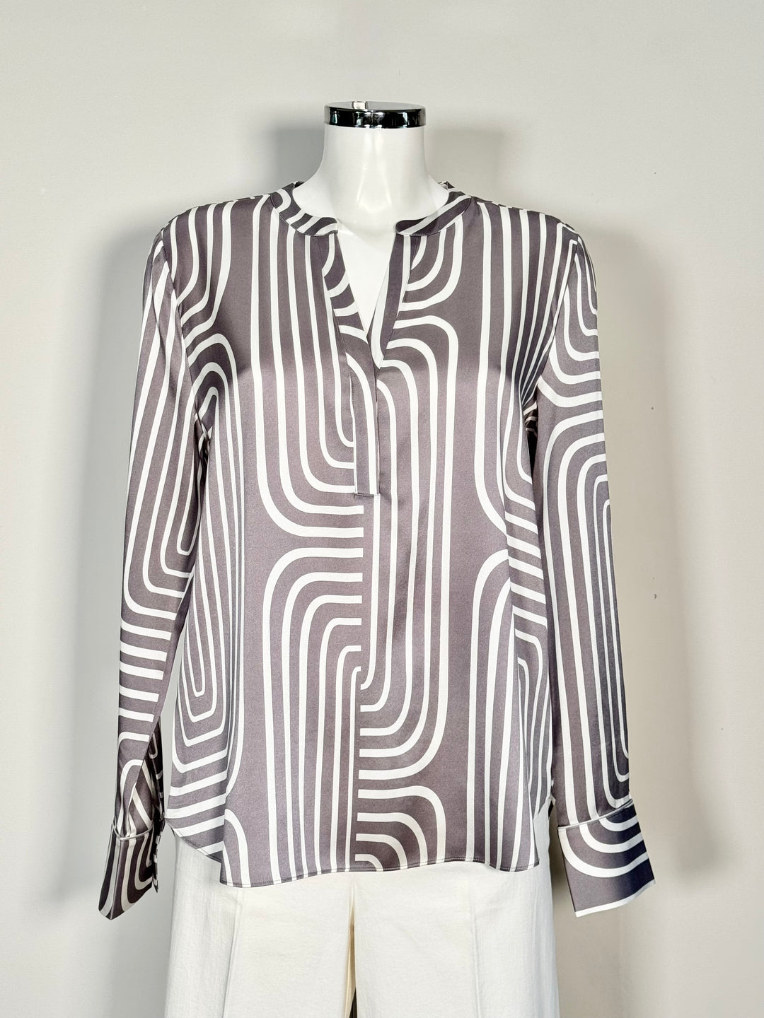 Bluse Grafik Print