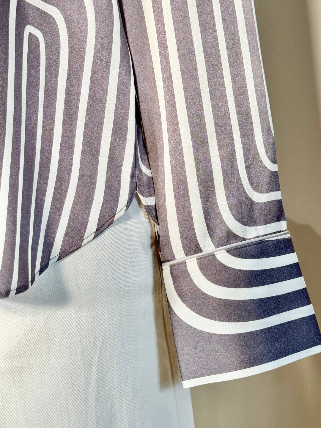 Bluse Grafik Print