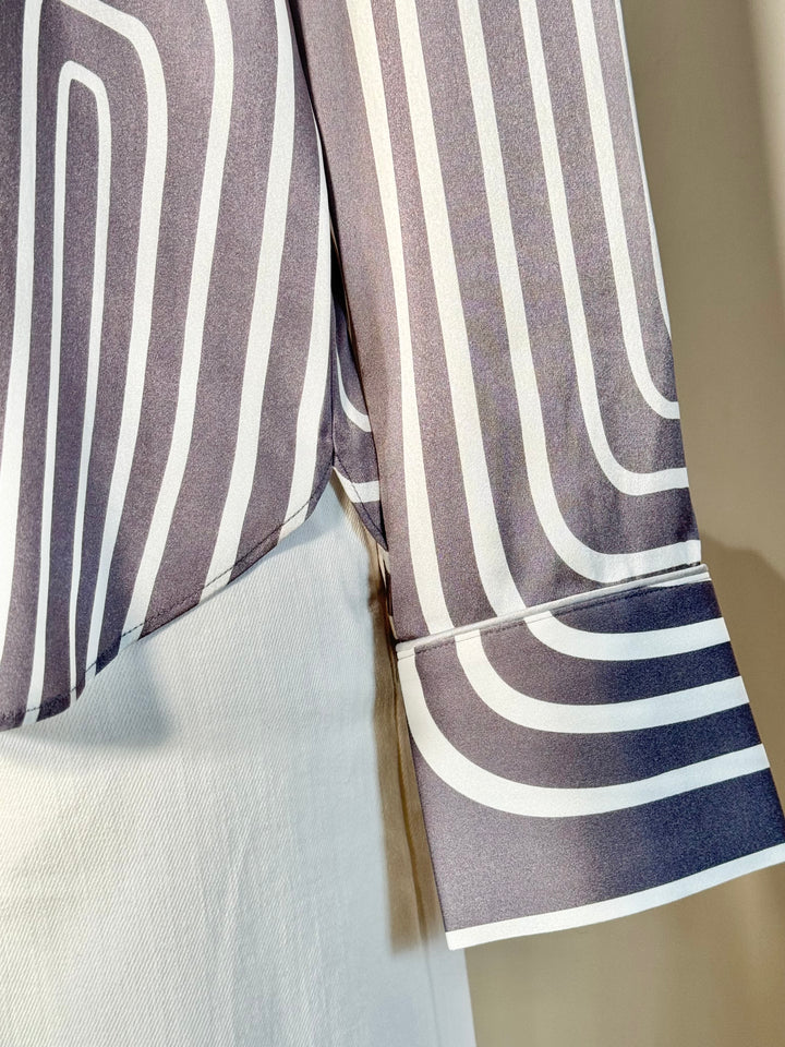 Bluse Grafik Print