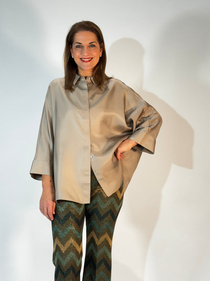 Seidenbluse Twill