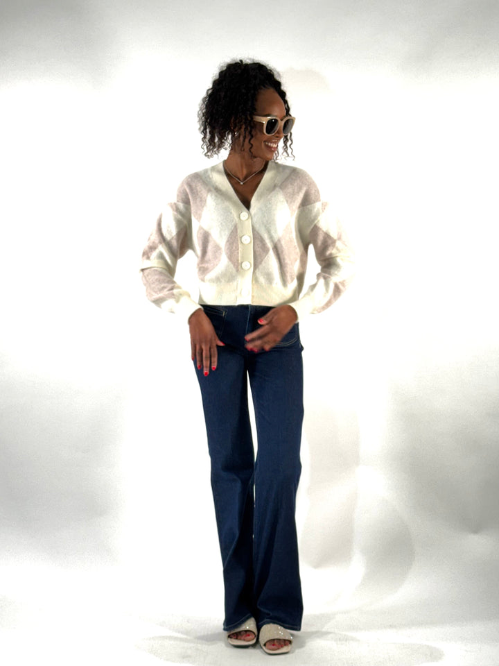 Brushed Cashmere Strickjacke
