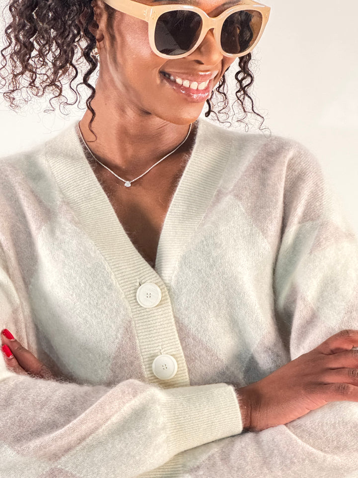Brushed Cashmere Strickjacke