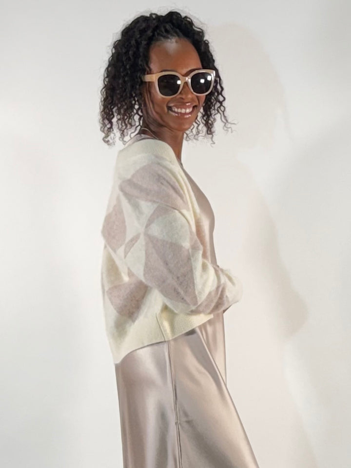 Brushed Cashmere Strickjacke