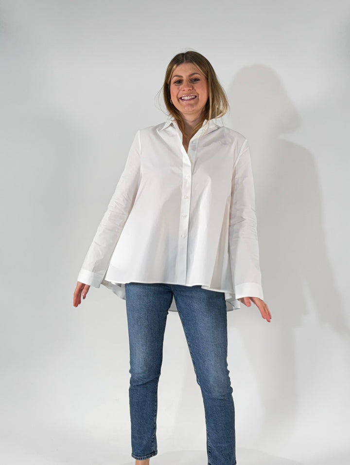 Bluse im Trapez-Design