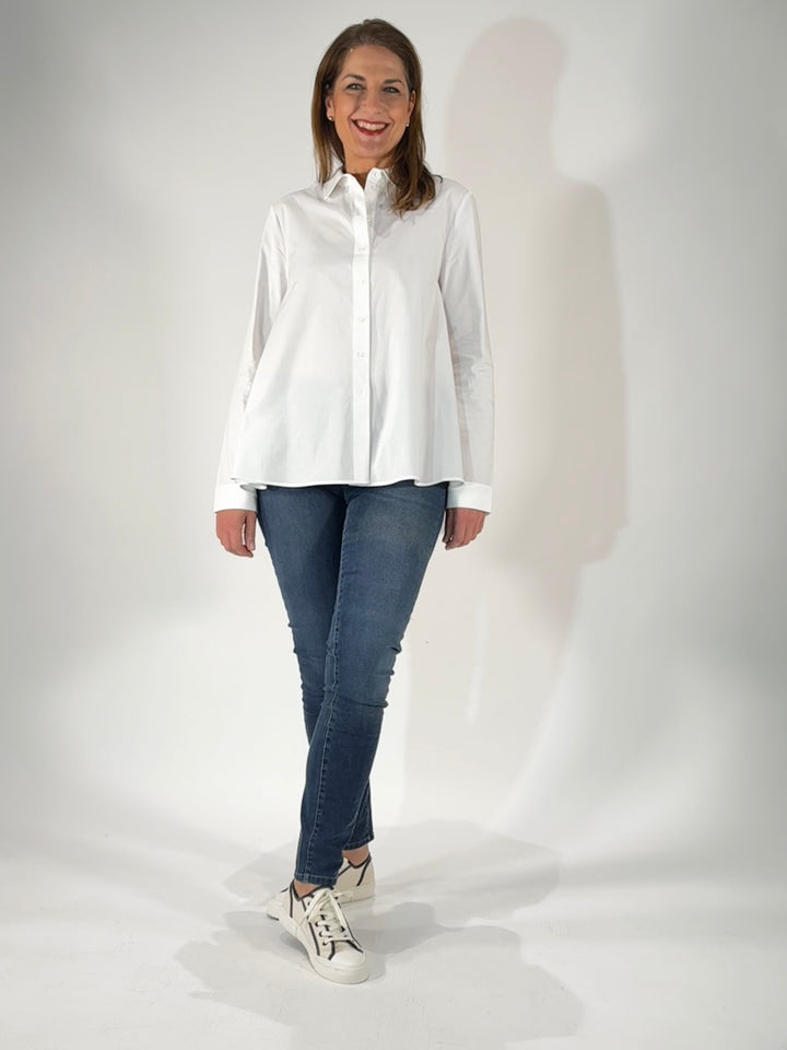Bluse im Trapez-Design