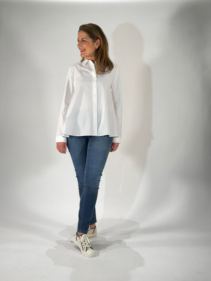 Bluse im Trapez-Design