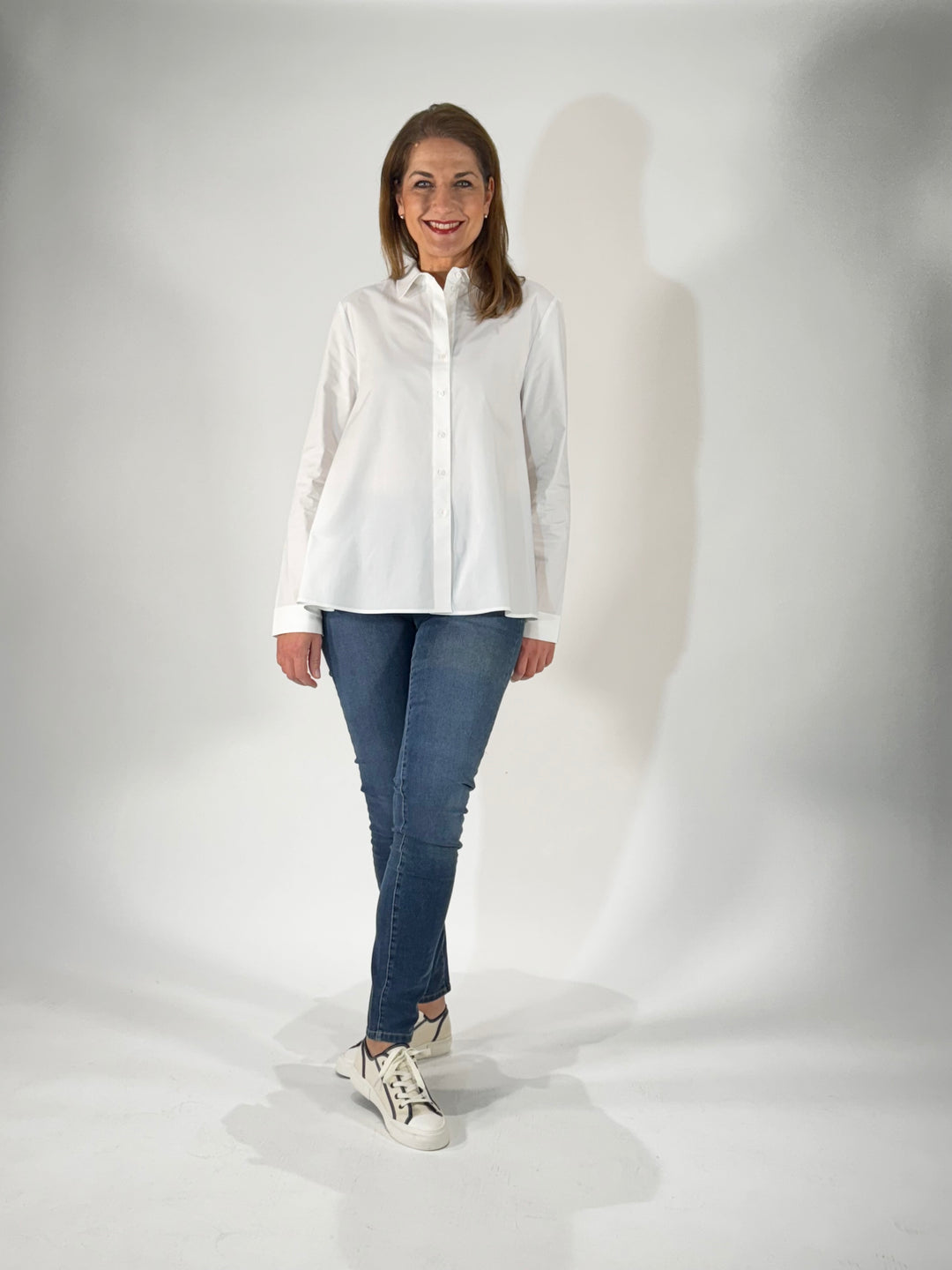 Bluse im Trapez-Design