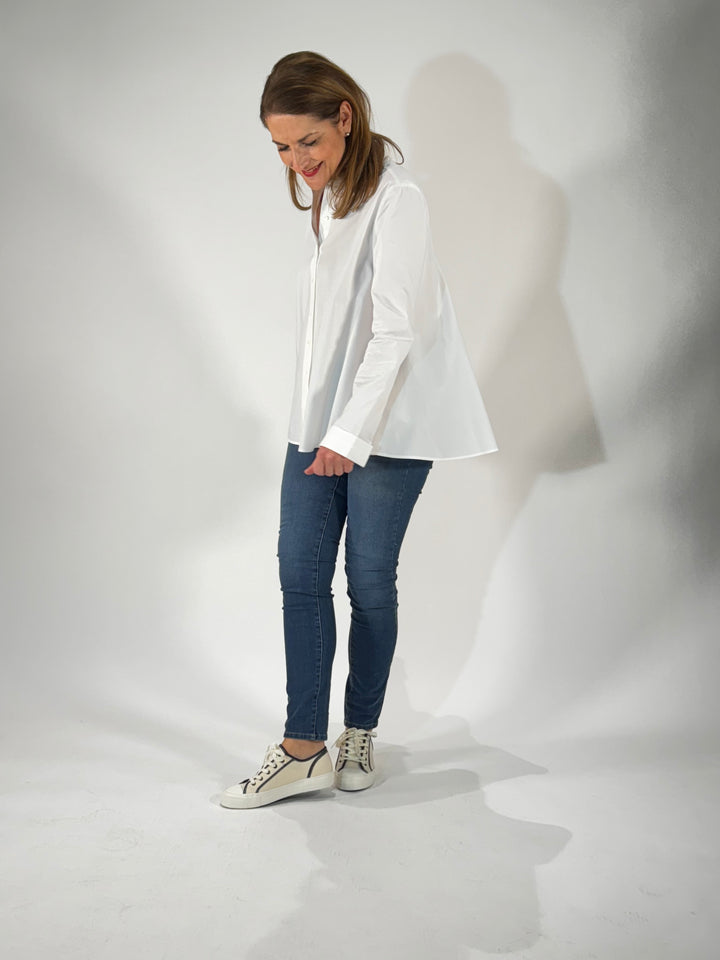 Bluse im Trapez-Design