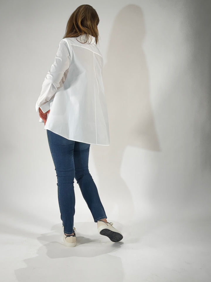 Bluse im Trapez-Design