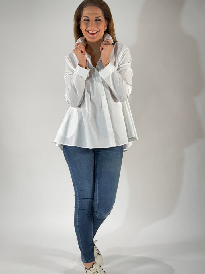 Bluse im Trapez-Design