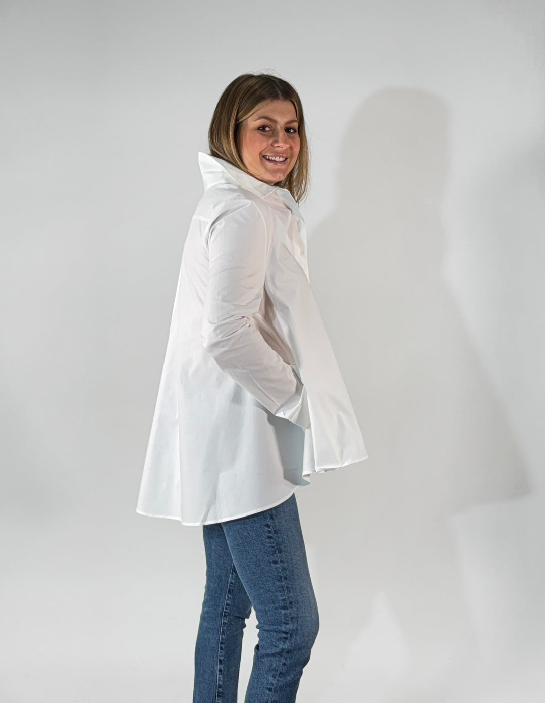 Bluse im Trapez-Design