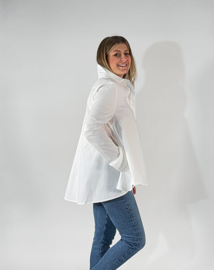 Bluse im Trapez-Design