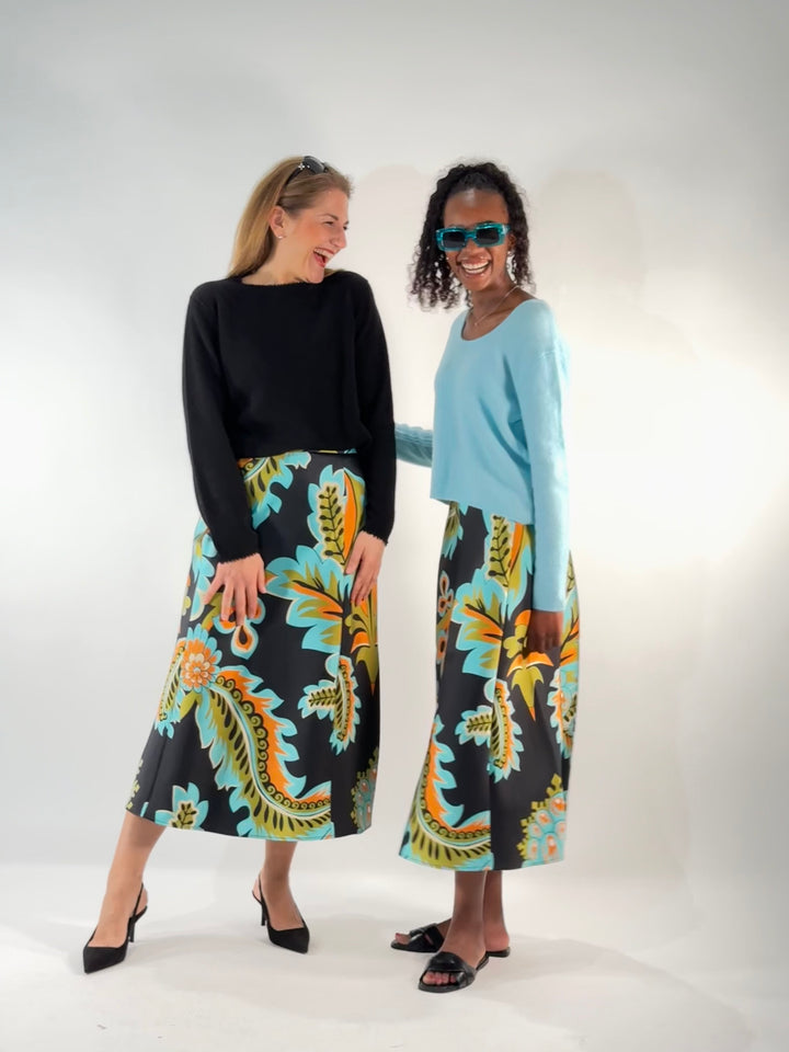 Stylischer Midi Rock
