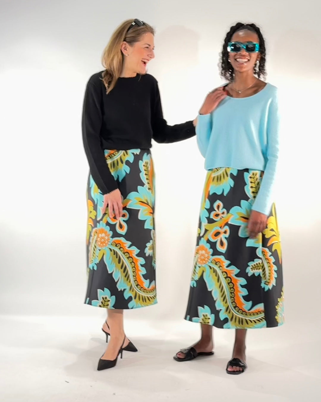 Stylischer Midi Rock