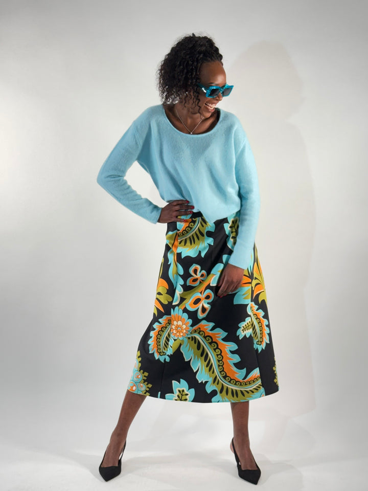 Stylischer Midi Rock