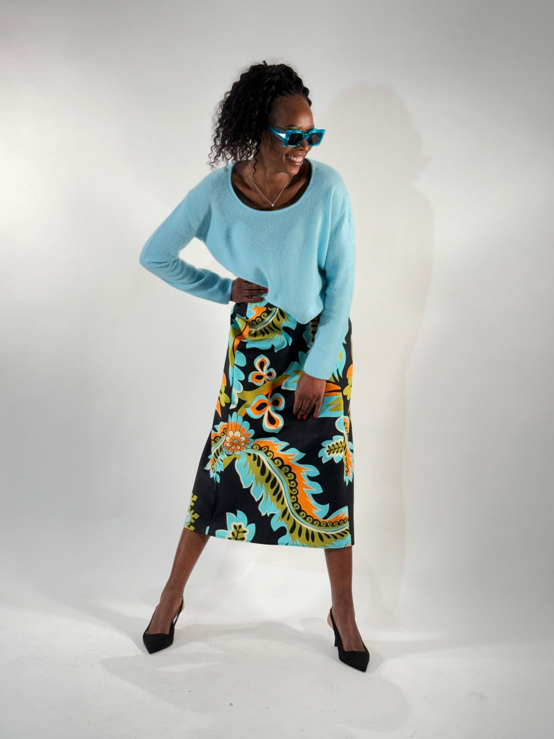 Stylischer Midi Rock