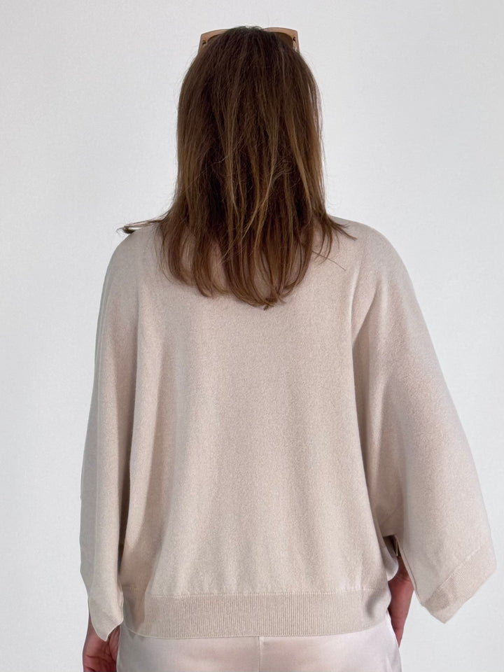 Cashmere Pulli Kaja mit Fledermausärmel