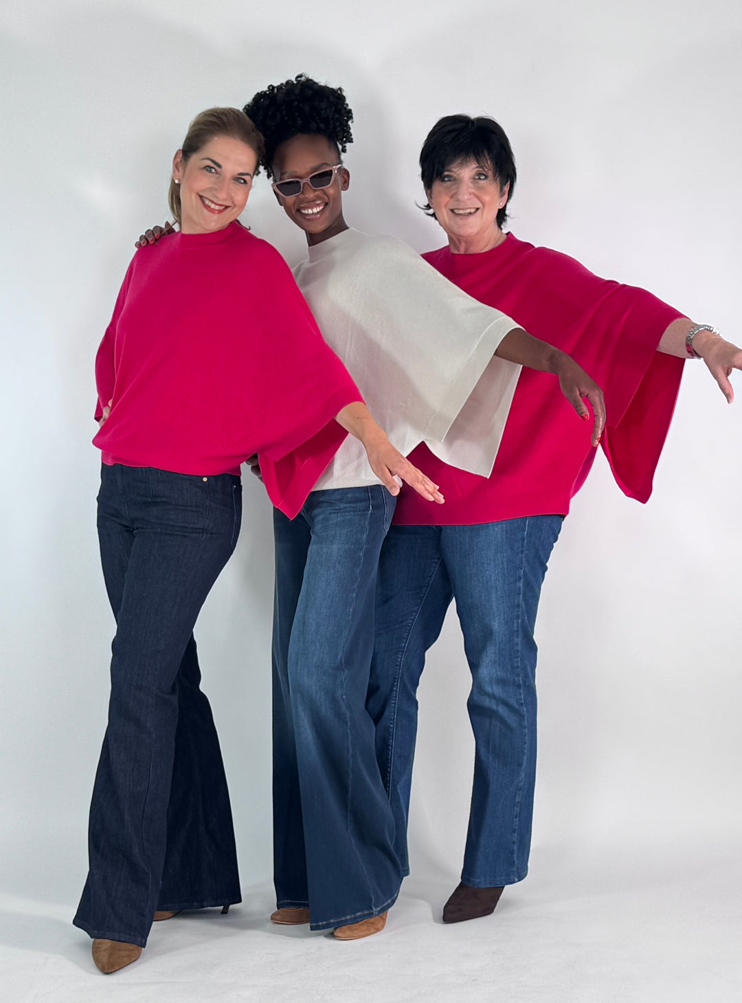 Cashmere Pulli Kaja mit Fledermausärmel