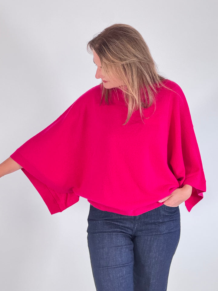 Cashmere Pulli Kaja mit Fledermausärmel