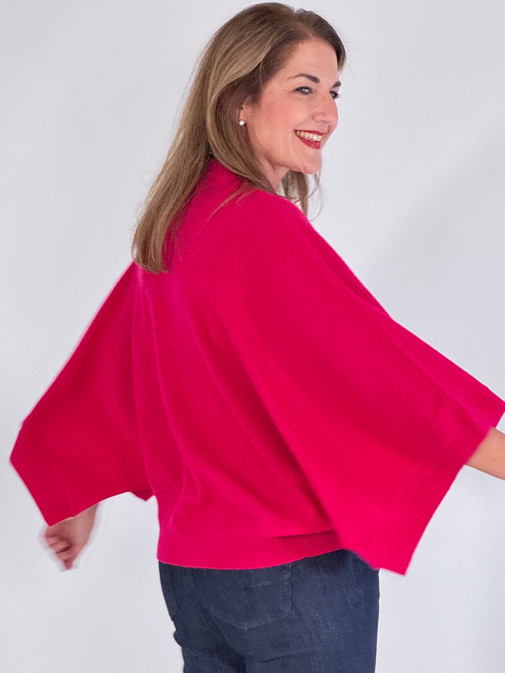 Cashmere Pulli Kaja mit Fledermausärmel