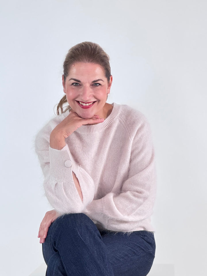 Rundhals Pullover Lina, Brushed Cashmere