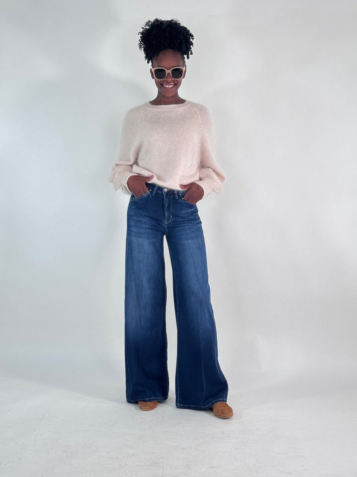 Rundhals Pullover Lina, Brushed Cashmere