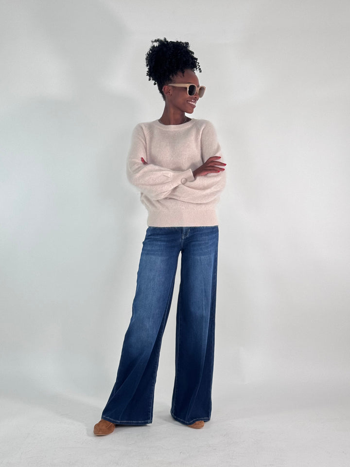 Rundhals Pullover Lina, Brushed Cashmere