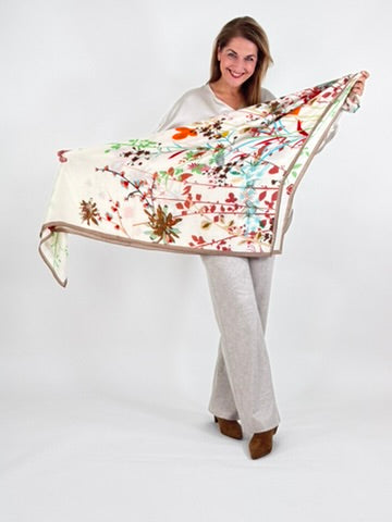 Tuch Roobios in Seide-Cashmere