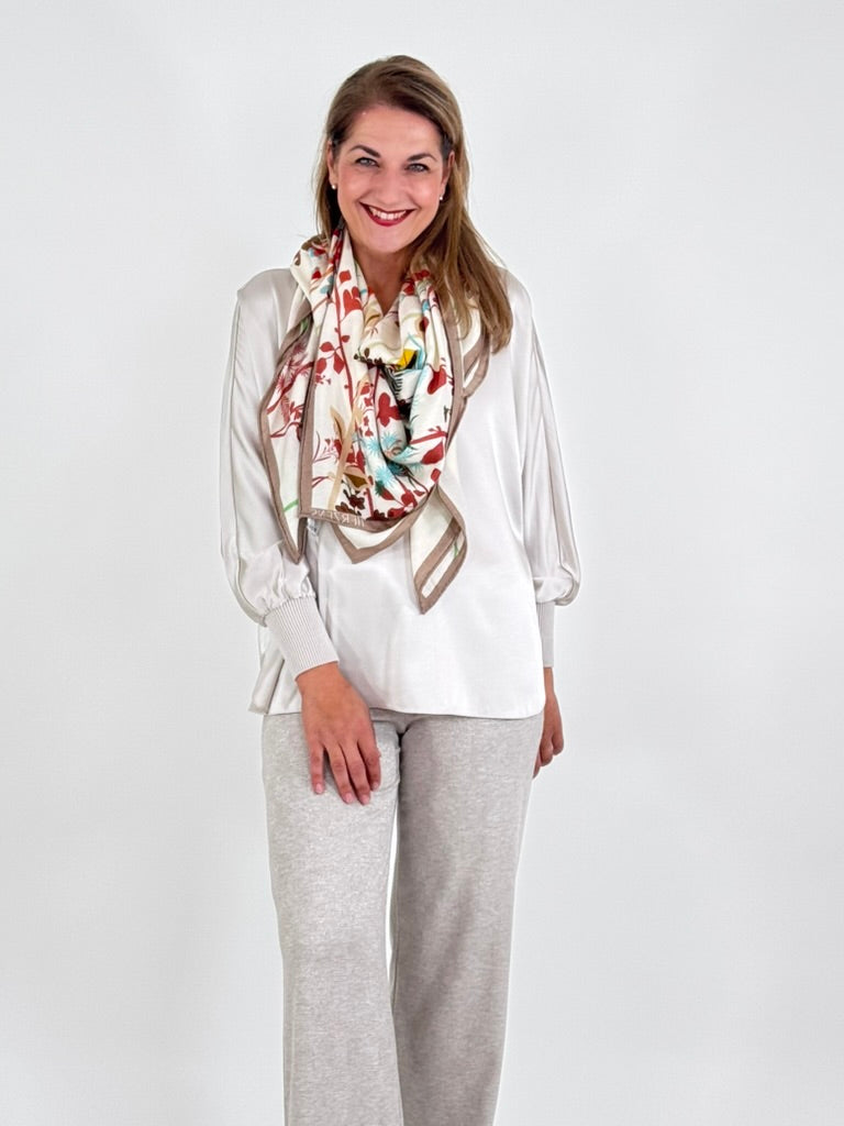 Tuch Roobios in Seide-Cashmere
