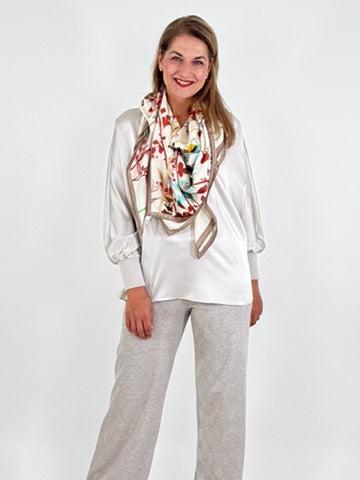 Tuch Roobios in Seide-Cashmere