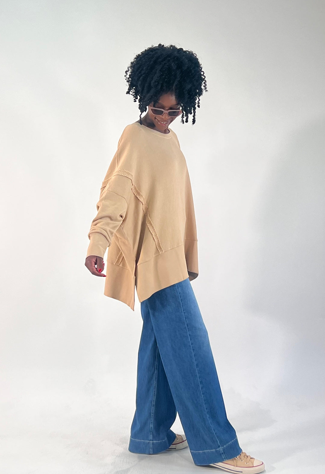 Sweatshirt Kriz Oversize