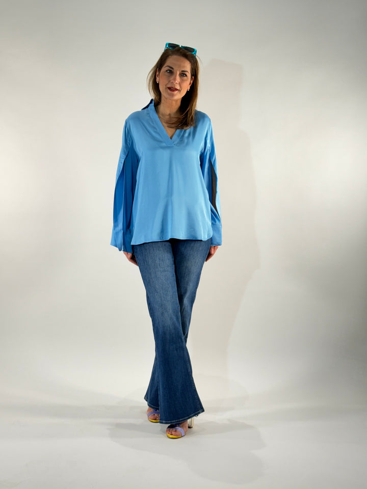 Bluse mit Split Sleeve