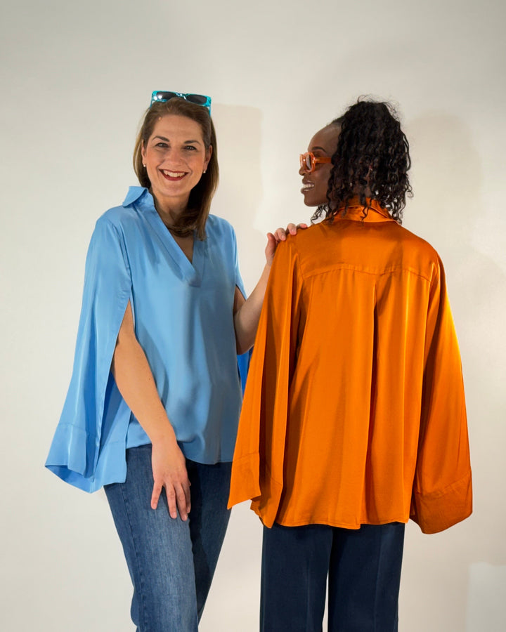 Bluse mit Split Sleeve