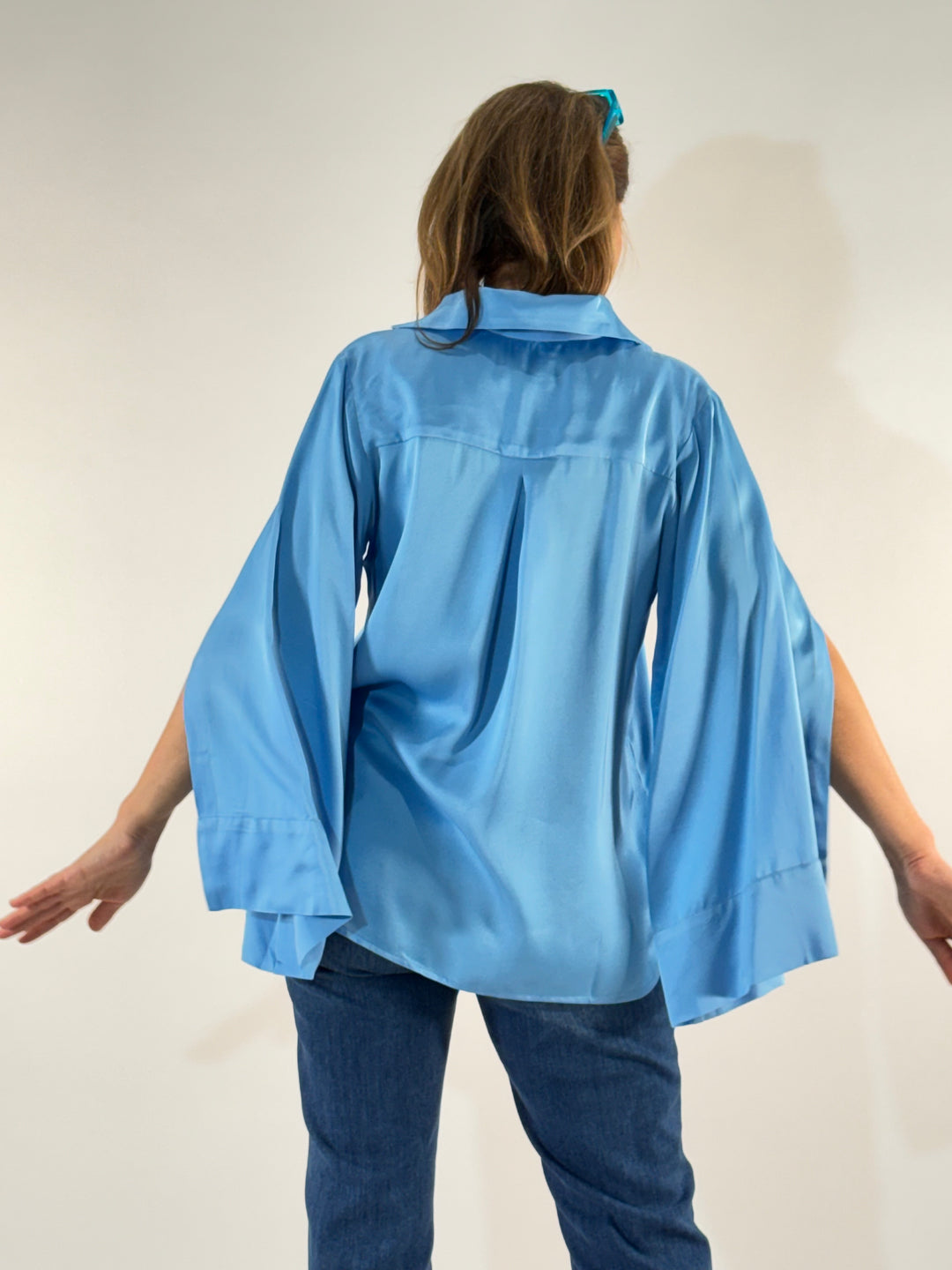 Bluse mit Split Sleeve
