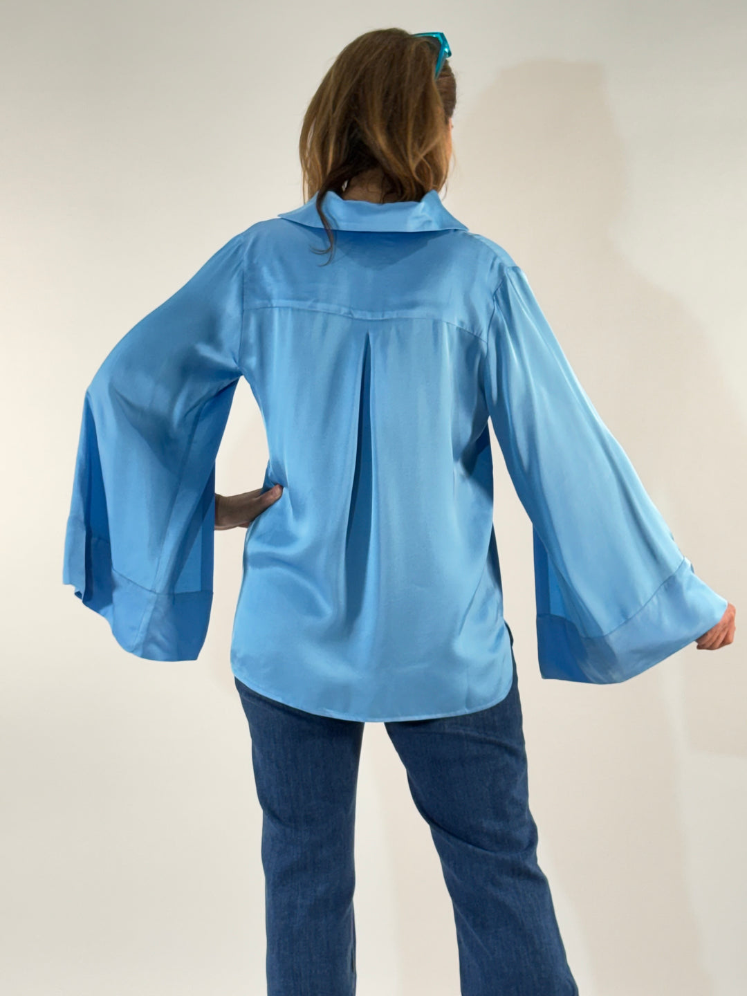 Bluse mit Split Sleeve