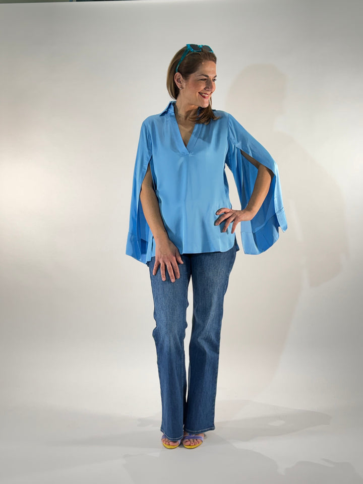 Bluse mit Split Sleeve