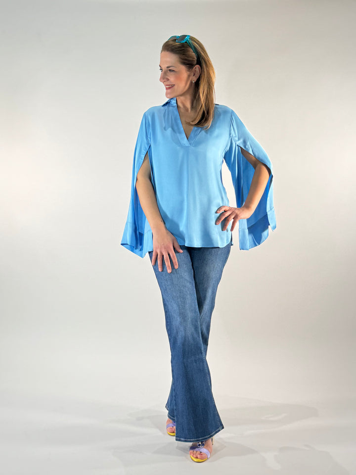 Bluse mit Split Sleeve