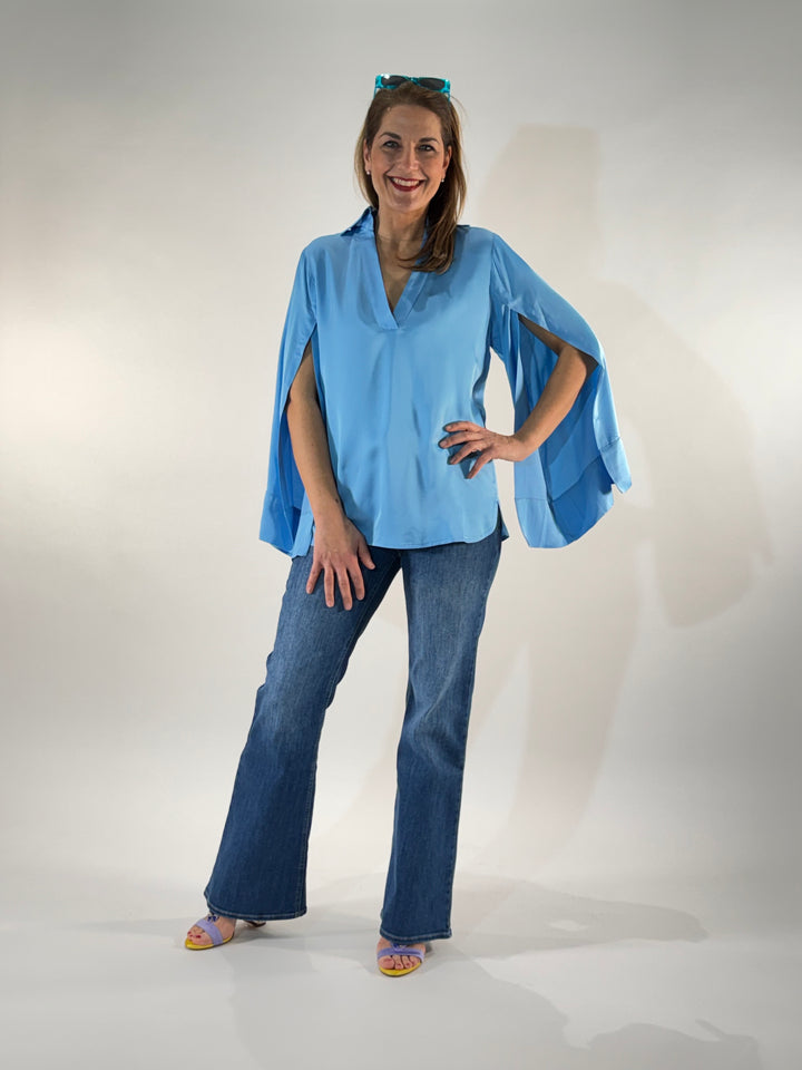 Bluse mit Split Sleeve
