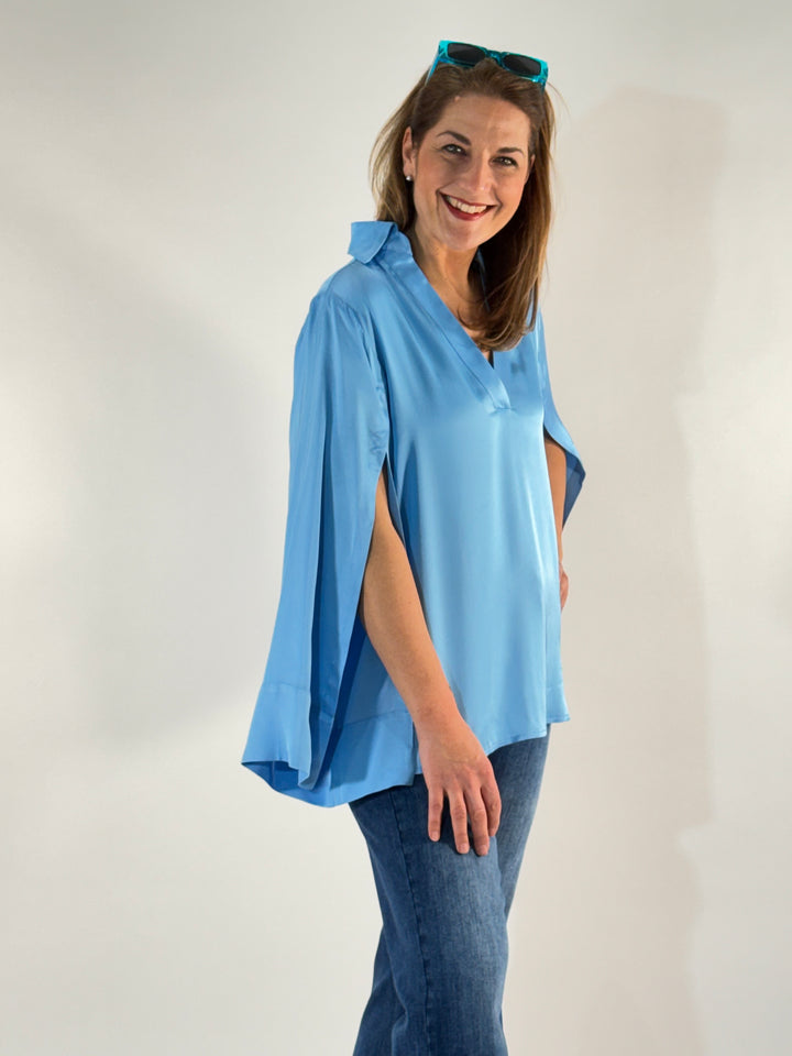 Bluse mit Split Sleeve
