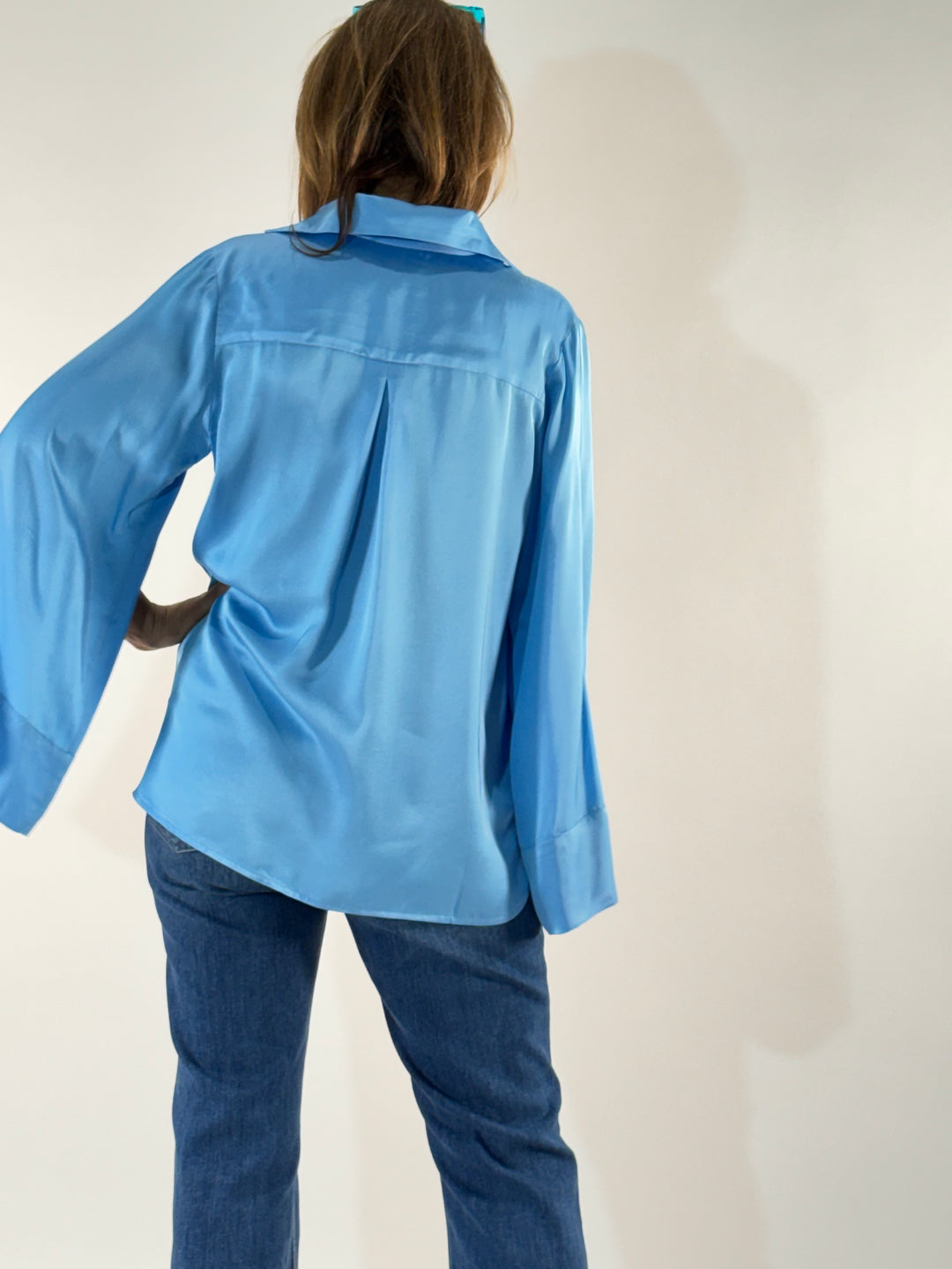 Bluse mit Split Sleeve