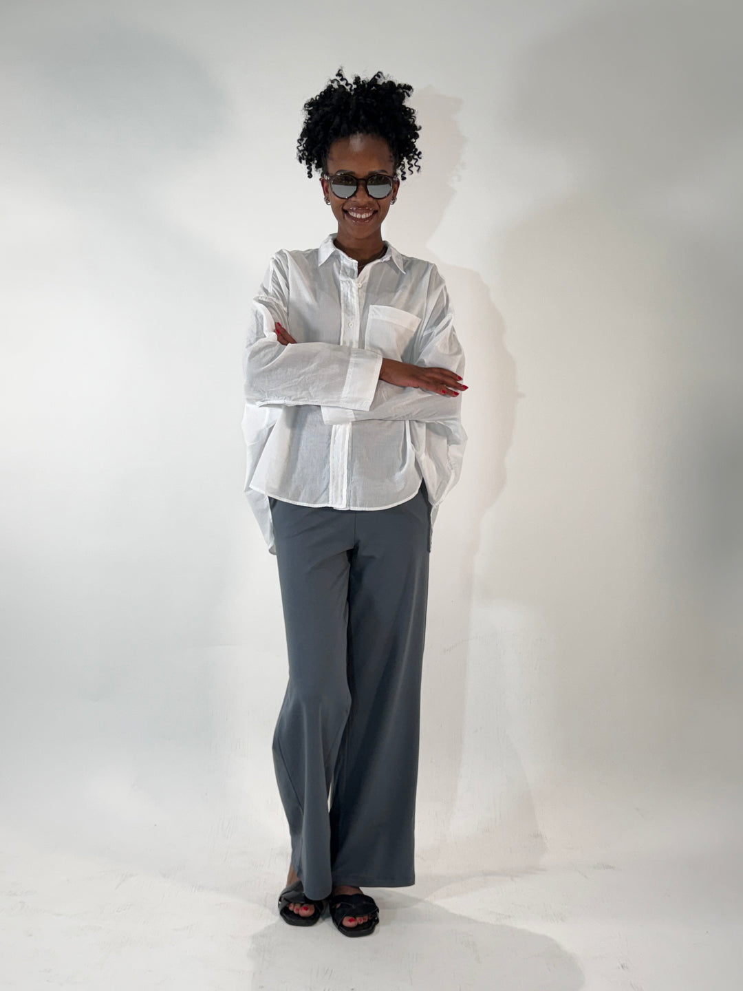 Luftige Hemdbluse oversize