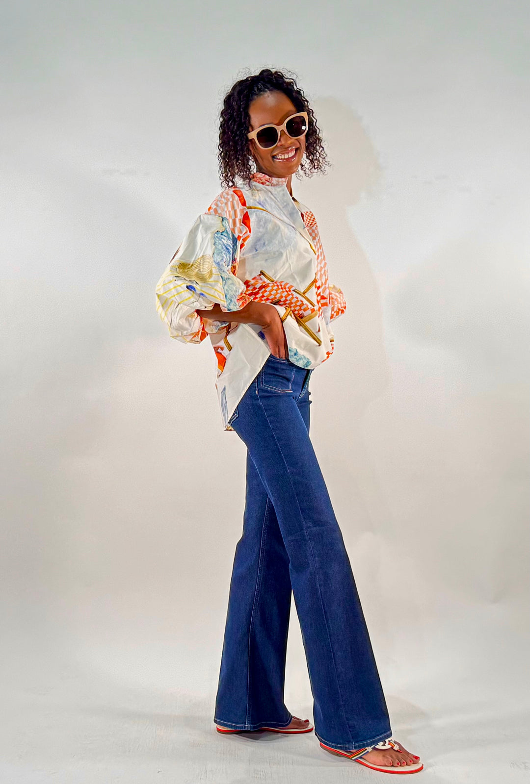 Print Bluse, Renata pinno