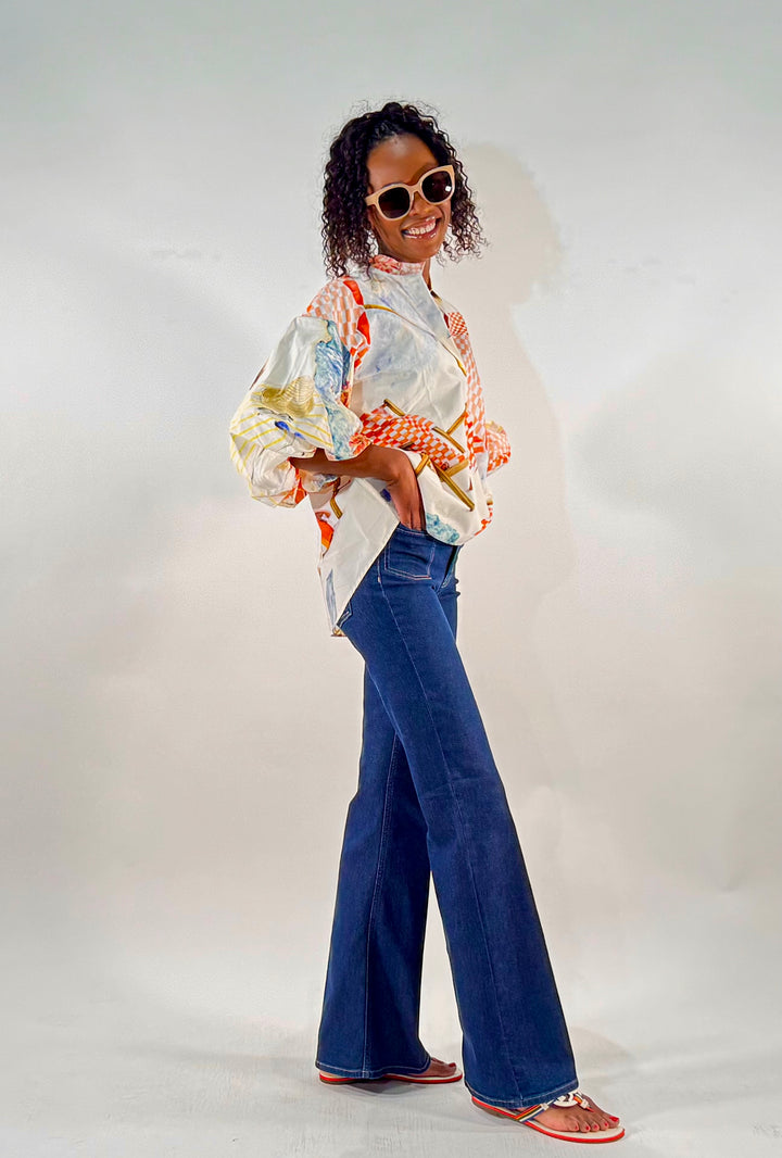 Print Bluse, Renata pinno