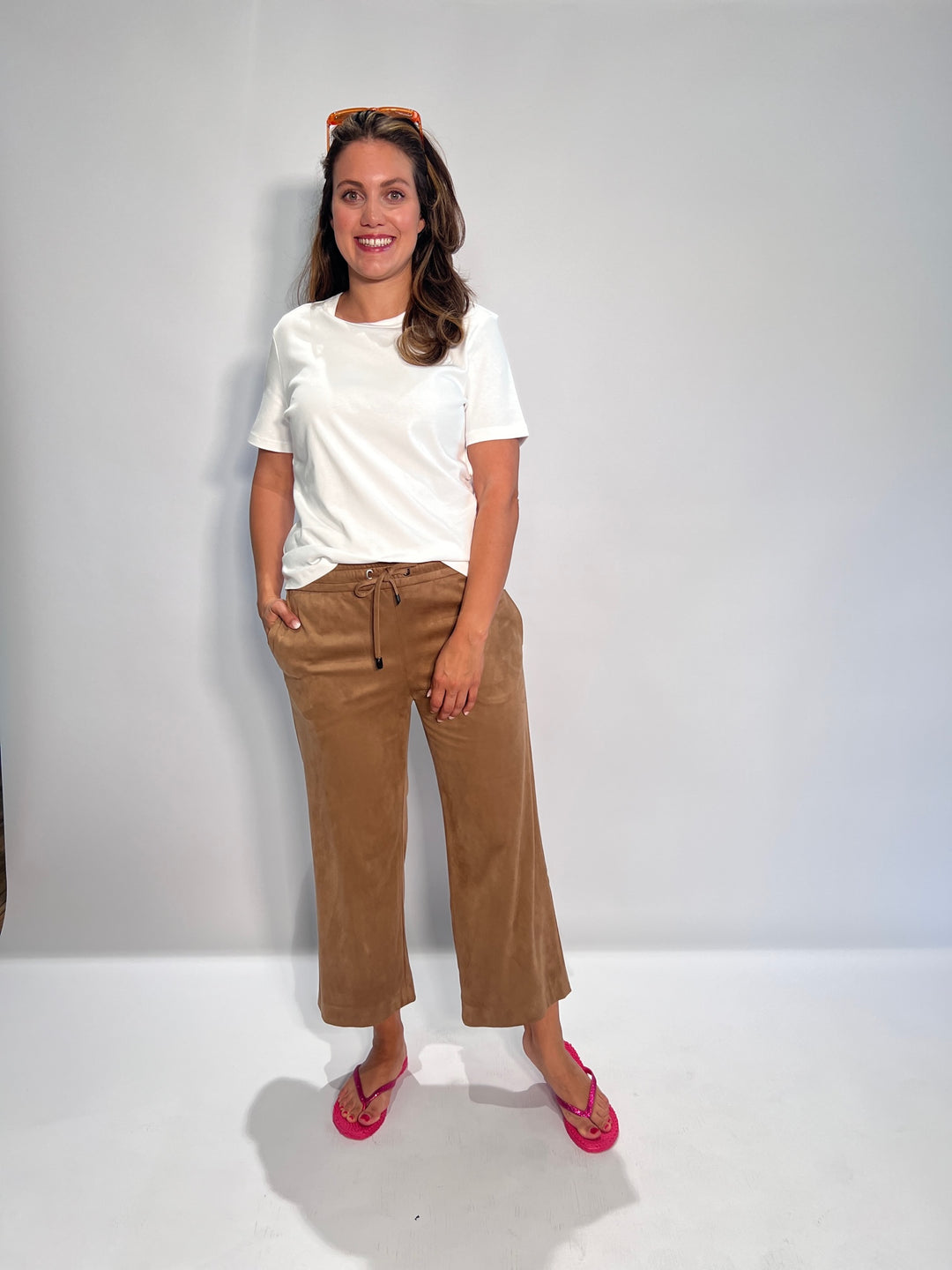 Velours-Schlupfhose Camilla 6/8